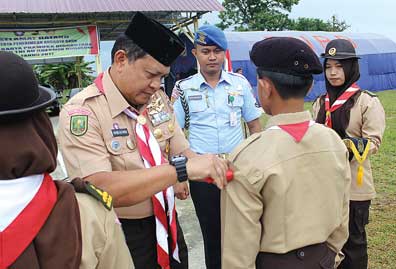 77 Peserta Ikuti Perkemahan Saka Dirgantara di Perkemahan Lanud Roesmin Nurjadin